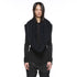 JULIUS 917STU6 Black / Layerd Hoop Stole